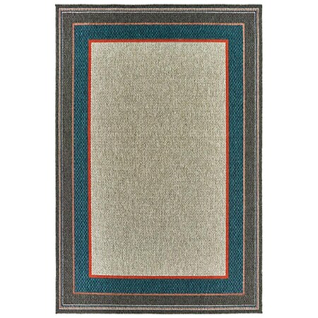 Oriental Weavers 6 ft. 7 in. x 9 ft. 2 in. Latitude Rectangle Rug Grey L8021L200280ST